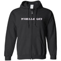 Mihella Gay Unisex Zip Hoodie - Black / S