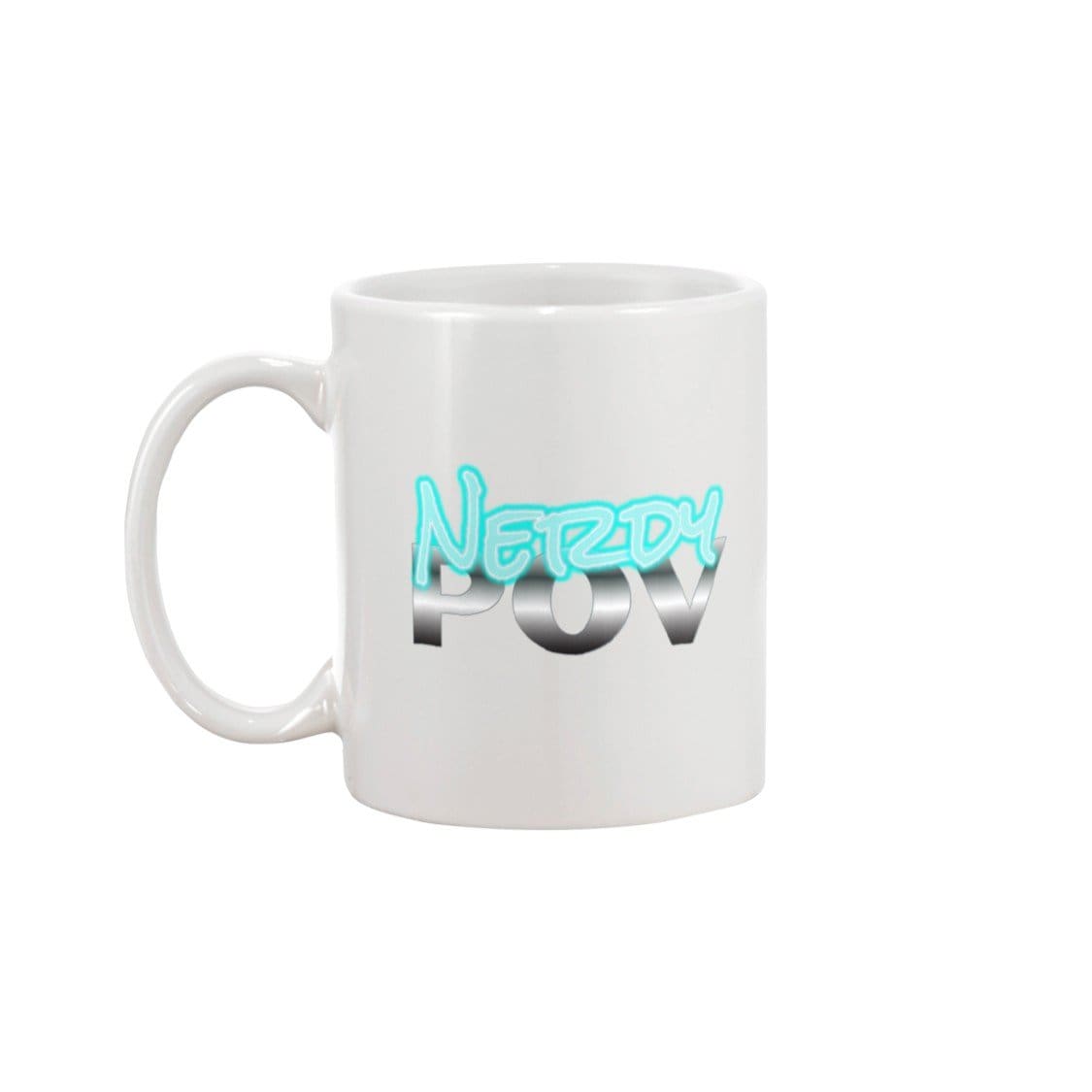 Nerdy Point of View Neon Nerd 11oz Coffee Mug - White / 11OZ - Nerdy Point of View