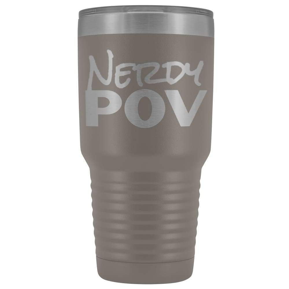 NerdyPOV Neon Nerd 30oz Vacuum Tumbler - Pewter - Tumblers