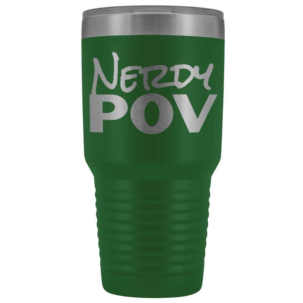 NerdyPOV Neon Nerd 30oz Vacuum Tumbler - Green - Tumblers