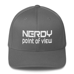NerdyPOV Nerdwave Structured Twill Flexfit Cap - Grey / S/M