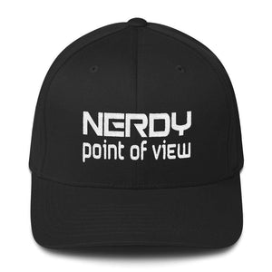 NerdyPOV Nerdwave Structured Twill Flexfit Cap - Black / S/M