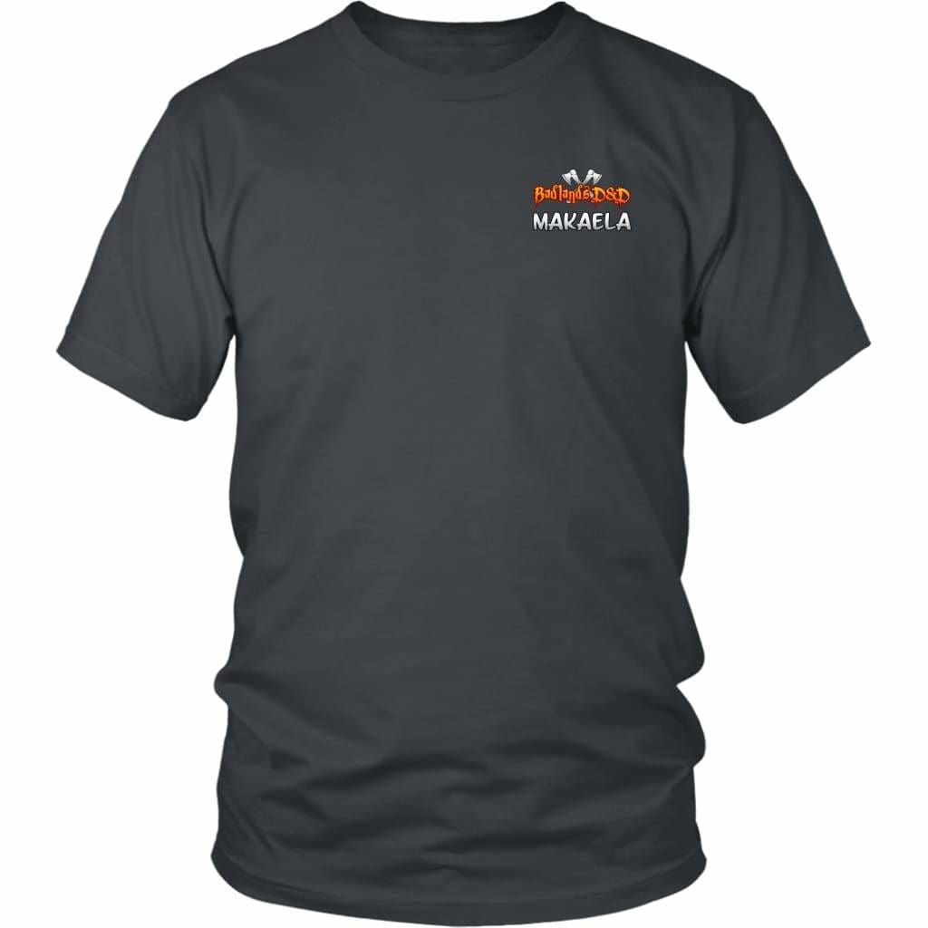 NOT FOR SALE -BadlandsExec03 Makaela - District Unisex Shirt / Charcoal / M - T-shirt