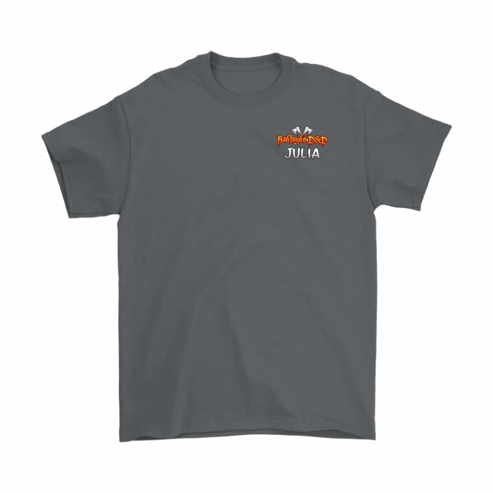 NOT FOR SALE -Sample Badlands PT Julia - Gildan Mens T-Shirt / Charcoal / S - T-shirt