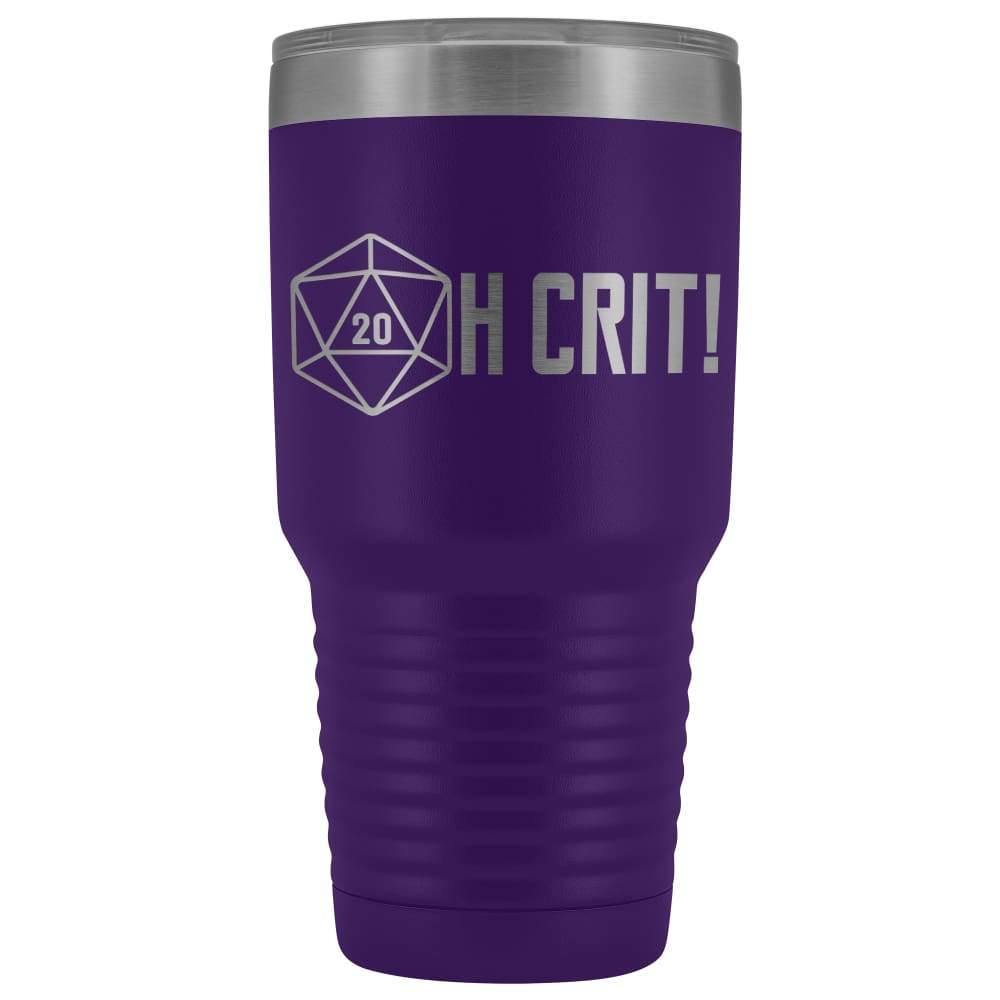 OH CRIT! D20 30oz Vacuum Tumbler - Tumblers