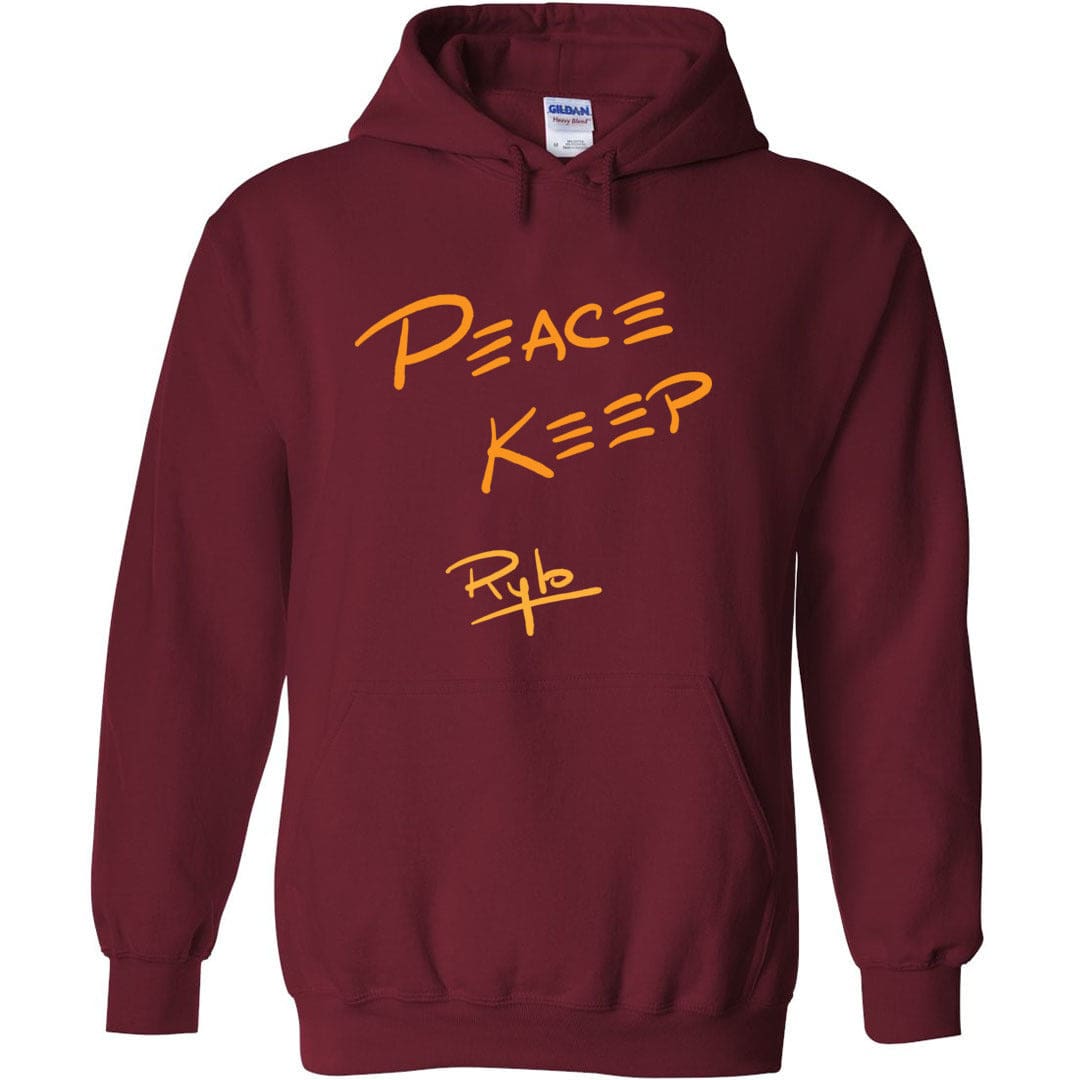 Peace Keep Rylo TS Unisex Pullover Hoodie - Garnet / S