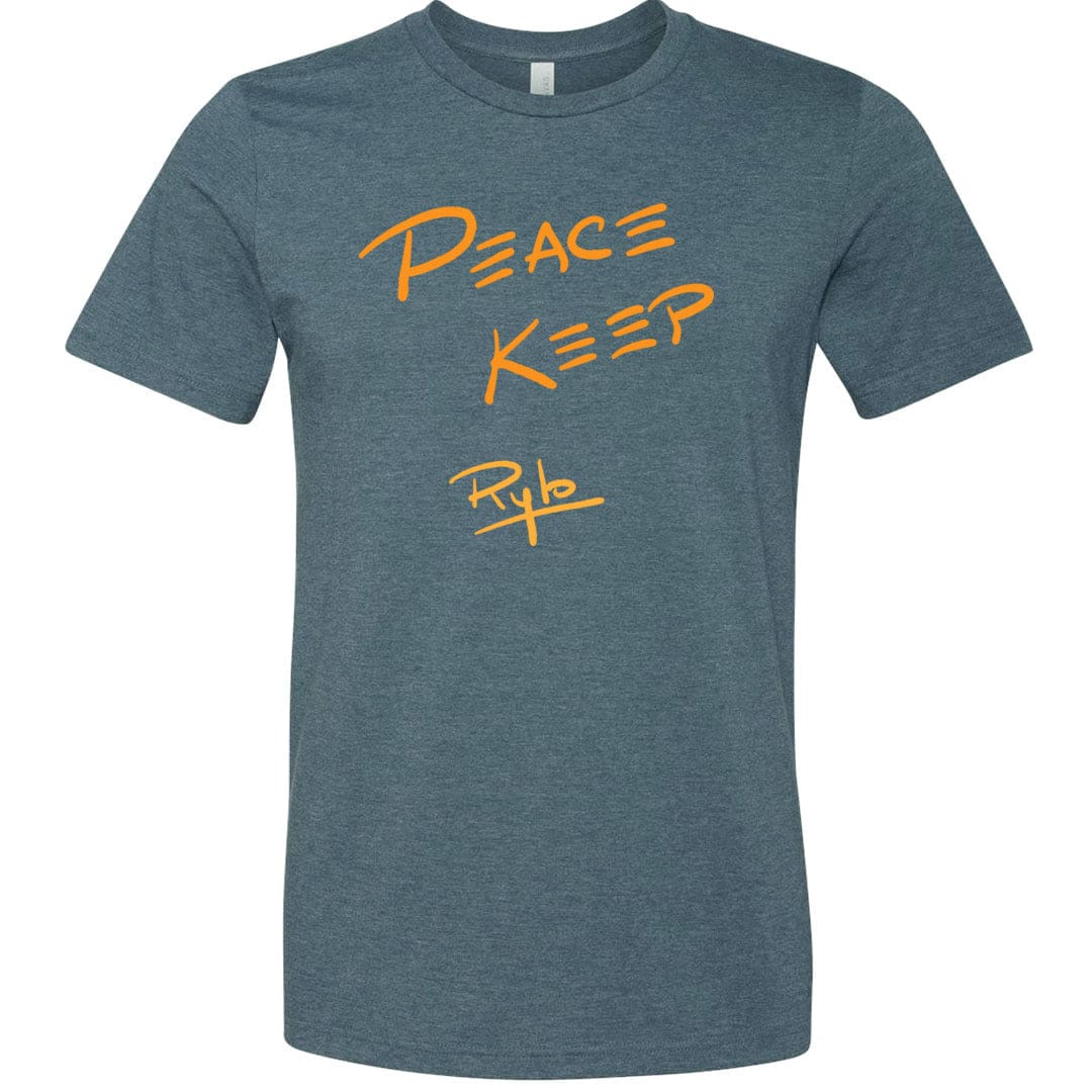 Peace Keep Rylo Unisex Premium Tee - Heather Slate / XS