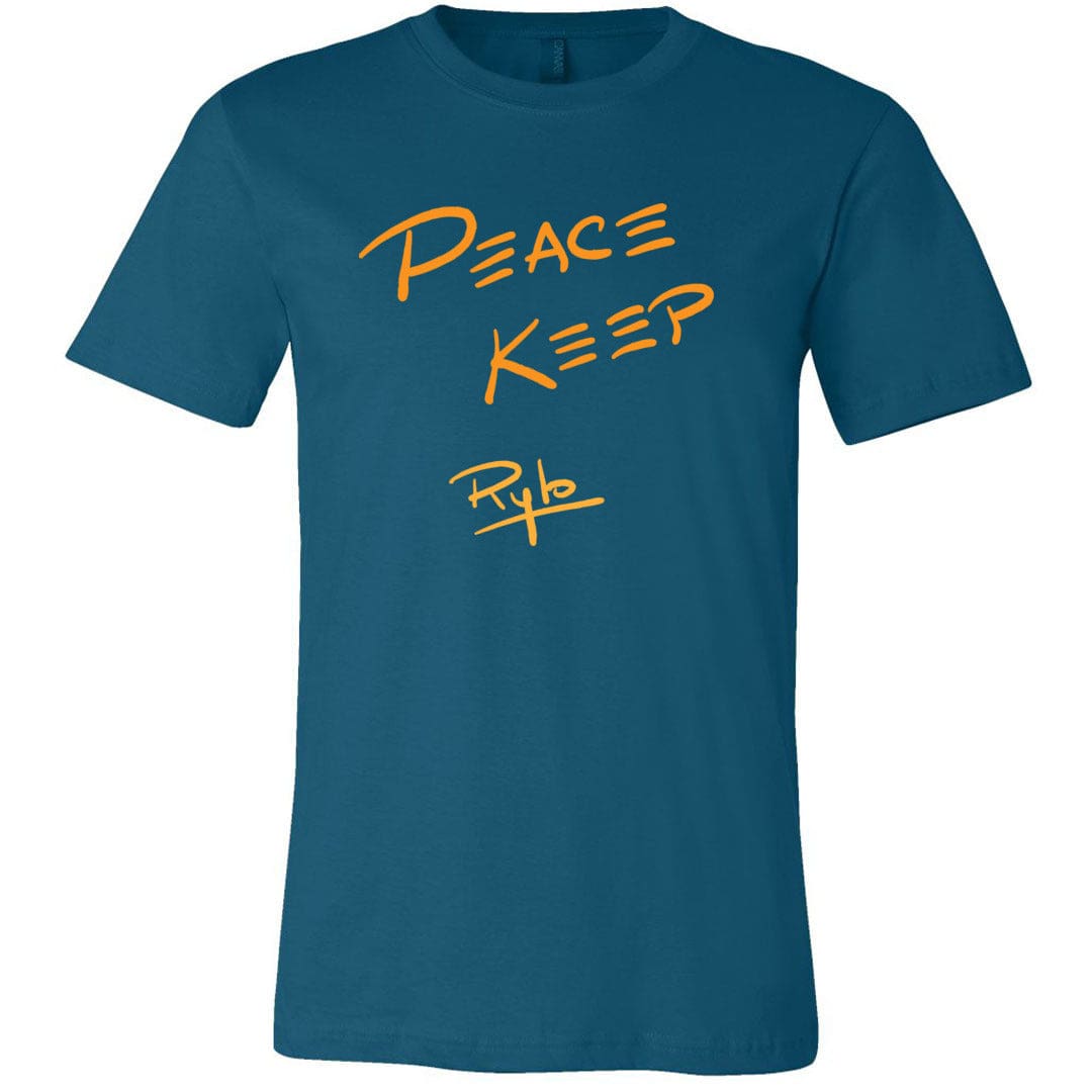 Peace Keep Rylo Unisex Premium Tee - Deep Teal / XS