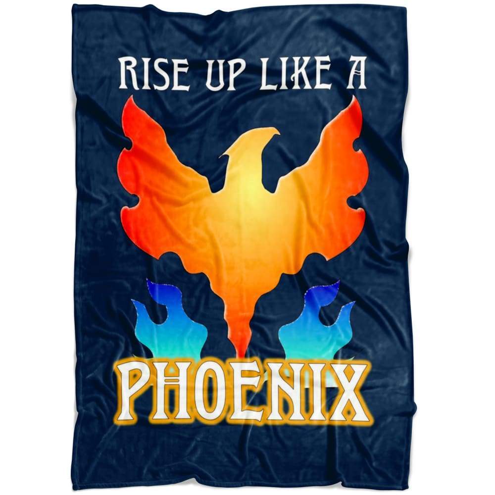 Phoenix Rise Fleece Blanket - Small Fleece Blanket (40x30) - Blankets