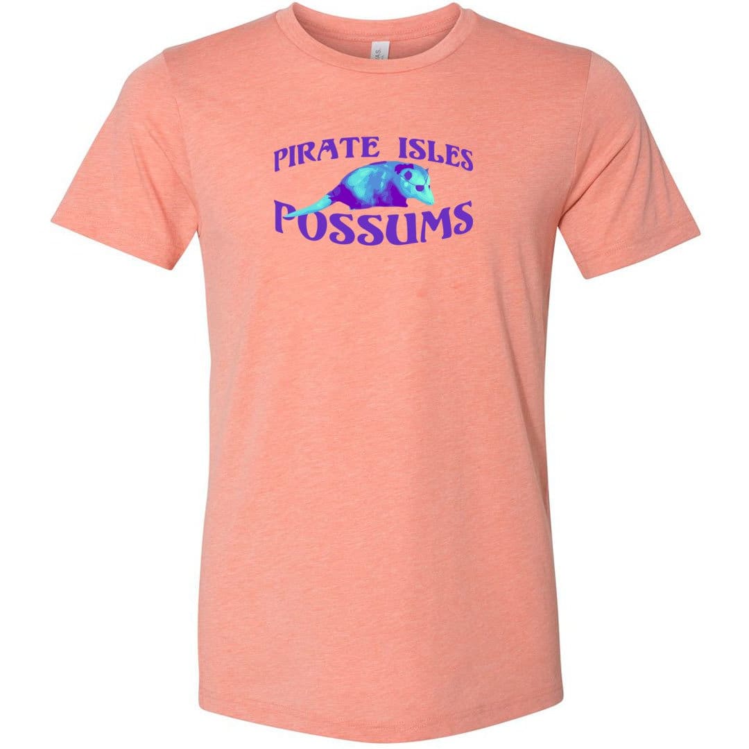 Pirate Isles Possums Light Unisex Premium Tee - Heather Sunset / XS