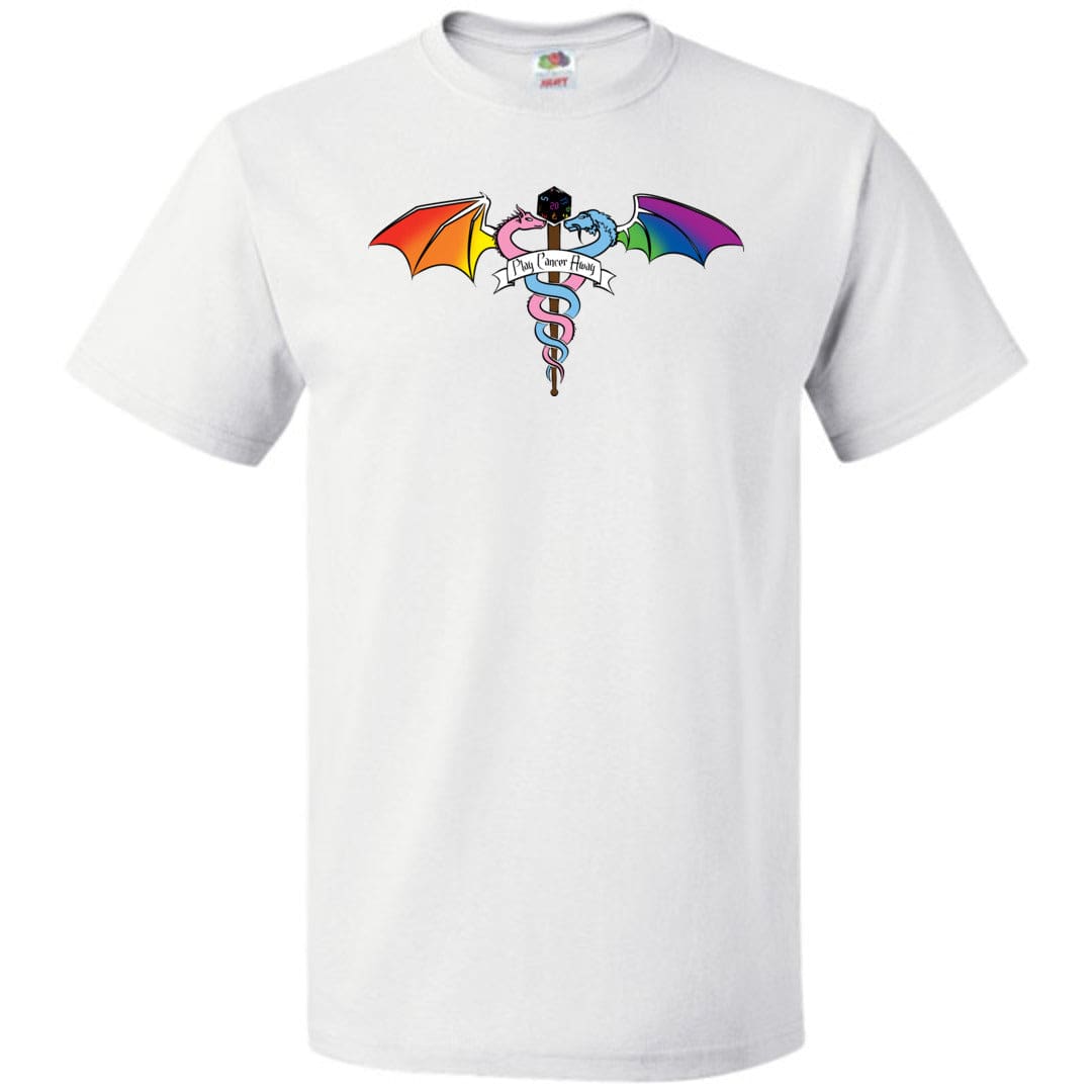 Play Cancer Away with Pride Unisex Classic Tee - White / S