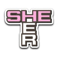 Pronoun Crossword She Her Sticker - ProCwSH