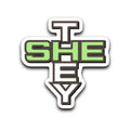 Pronoun Crossword She They Sticker - ProCwST