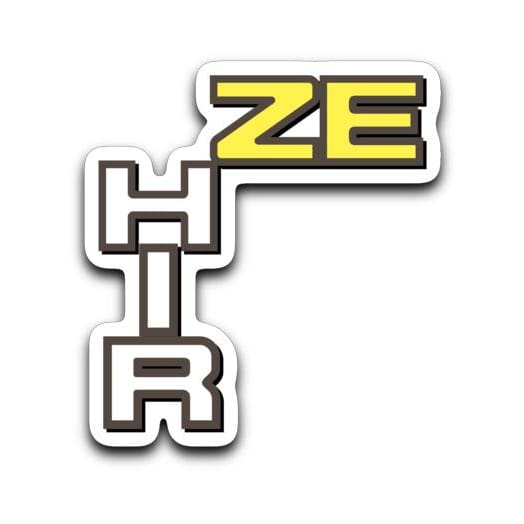 Pronoun Crossword Ze Hir Sticker - ProCwZH