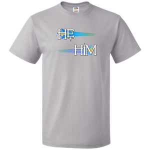 Pronoun Wishing Star He Him Unisex Classic Tee - Silver / S - SoMattyGameZ