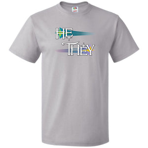 Pronoun Wishing Star He They Unisex Classic Tee - Silver / S - SoMattyGameZ