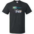 Pronoun Wishing Star He They Unisex Classic Tee - Black / S - SoMattyGameZ
