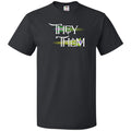 Pronoun Wishing Star They Them Unisex Classic Tee - Black / S - SoMattyGameZ