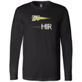 Pronoun Wishing Star Ze Hir Unisex Premium Long Sleeve Tee - Black / XS - SoMattyGameZ