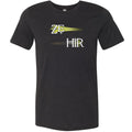 Pronoun Wishing Star Ze Hir Unisex Premium Tee - Black Heather / XS