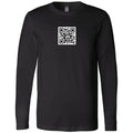 QR Code Unisex Premium Long Sleeve Tee - Black / XS