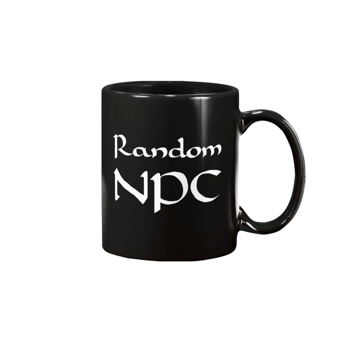Random NPC V1 11oz Coffee Mug - Black / 11OZ - SoMattyGameZ