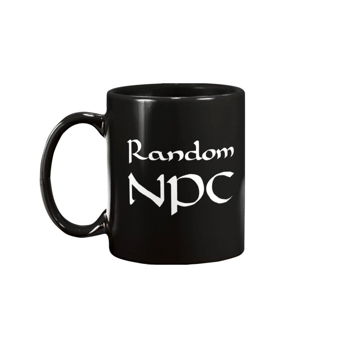 Random NPC V1 11oz Coffee Mug - Black / 11OZ - SoMattyGameZ