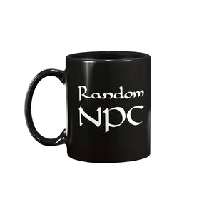 Random NPC V1 11oz Coffee Mug - Black / 11OZ - SoMattyGameZ