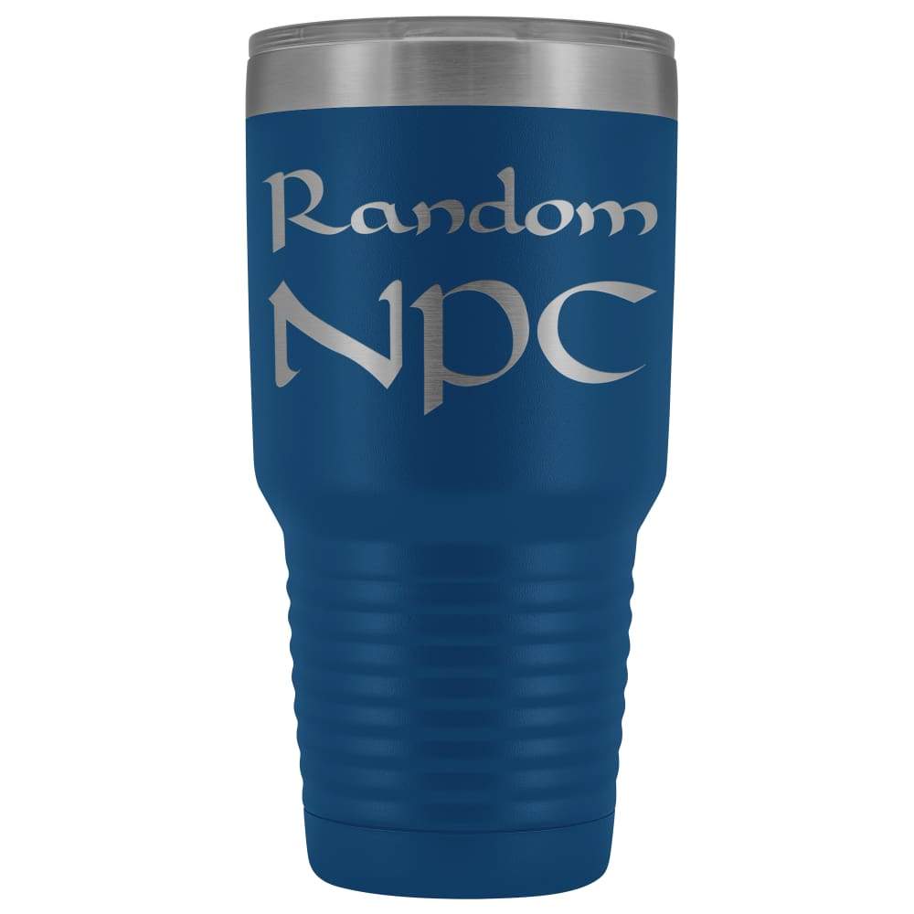 Random NPC v1 30 oz Vaccum Tumbler - Blue - Tumblers