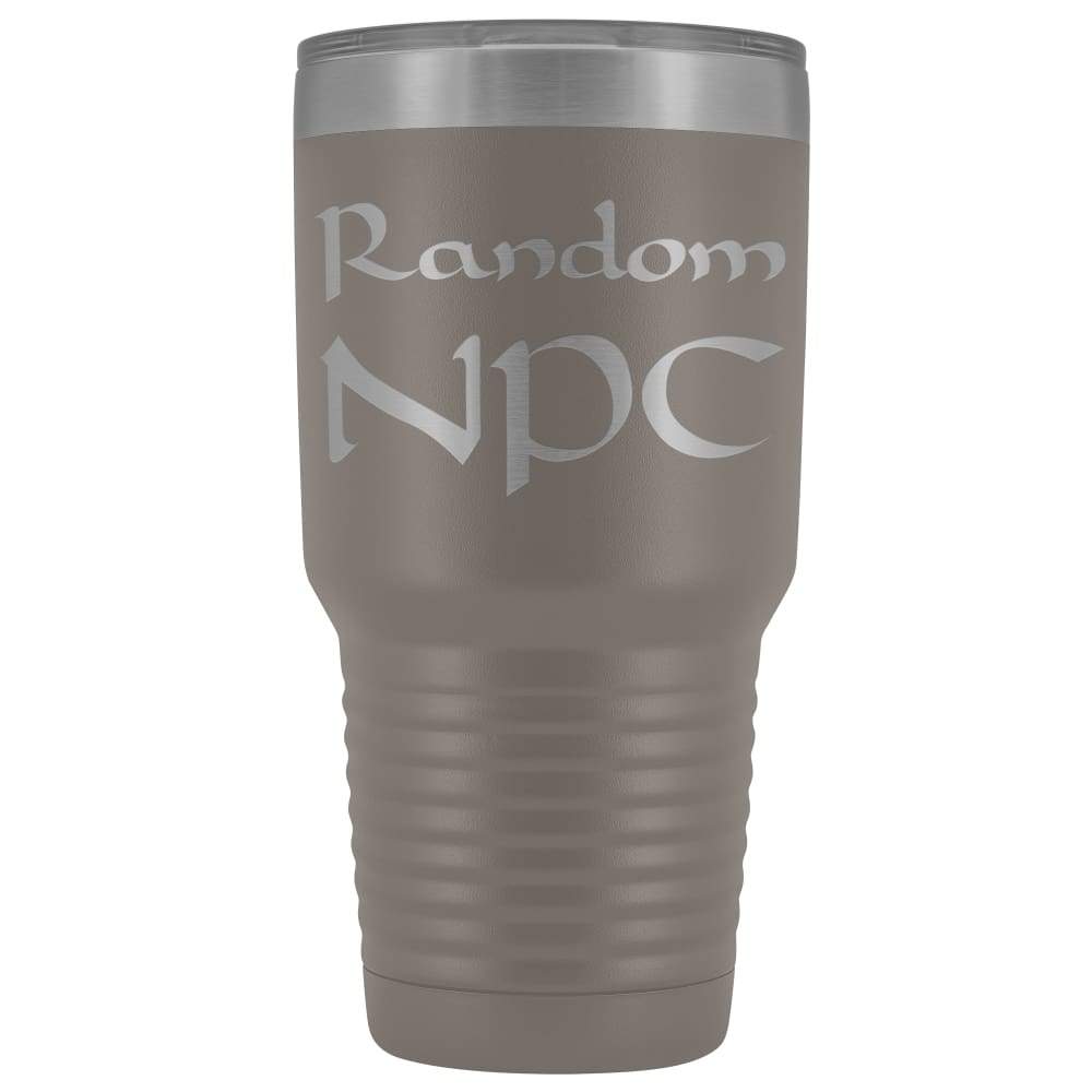 Random NPC v1 30 oz Vaccum Tumbler - Pewter - Tumblers