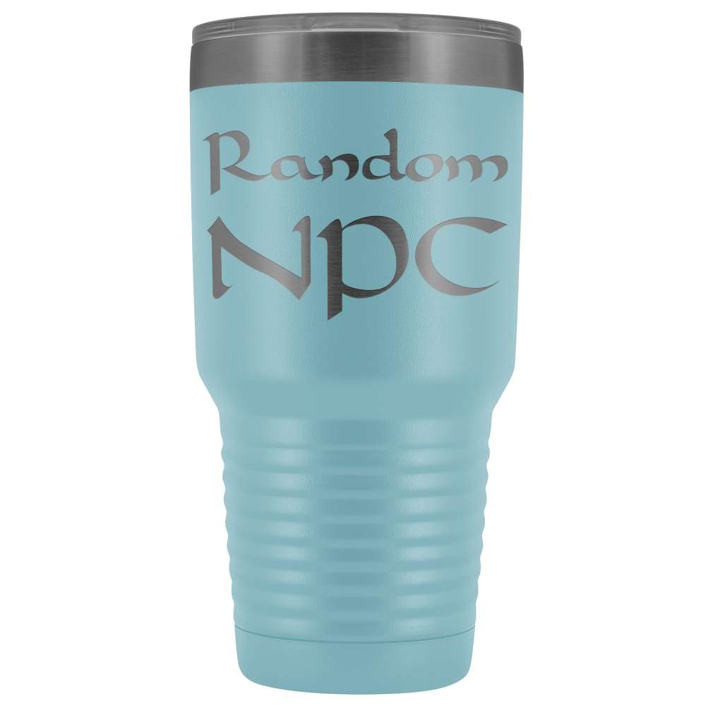 Random NPC v1 30 oz Vaccum Tumbler - Light Blue - Tumblers