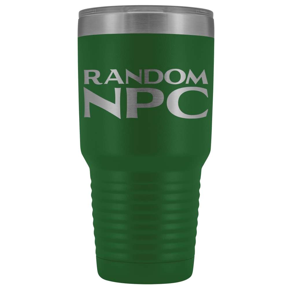 Random NPC v2 30 oz Vaccum Tumbler - Green - Tumblers