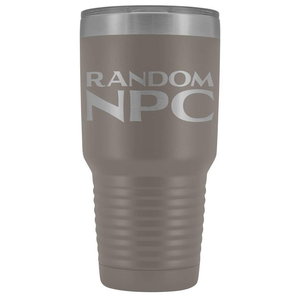 Random NPC v2 30 oz Vaccum Tumbler - Pewter - Tumblers