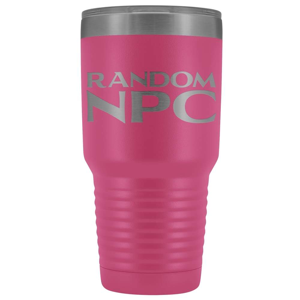 Random NPC v2 30 oz Vaccum Tumbler - Pink - Tumblers
