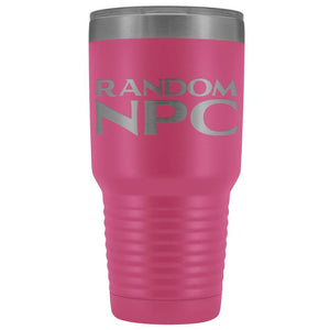 Random NPC v2 30 oz Vaccum Tumbler - Pink - Tumblers