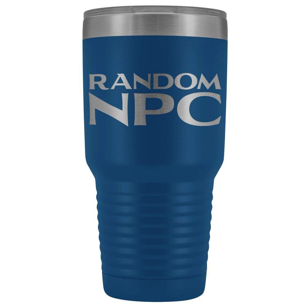 Random NPC v2 30 oz Vaccum Tumbler - Blue - Tumblers