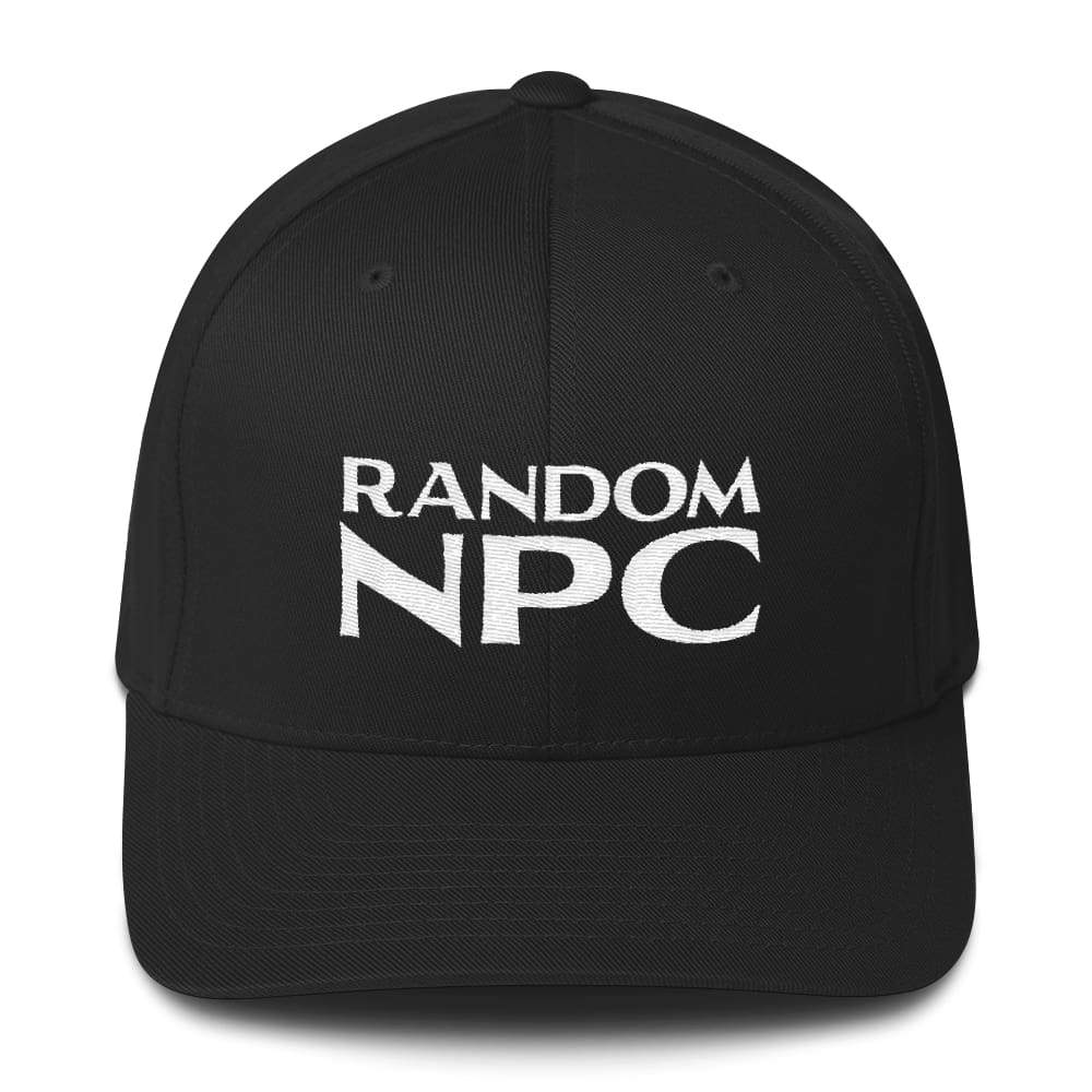 Random NPC V2 Structured Twill Flexfit Cap - Black / S/M