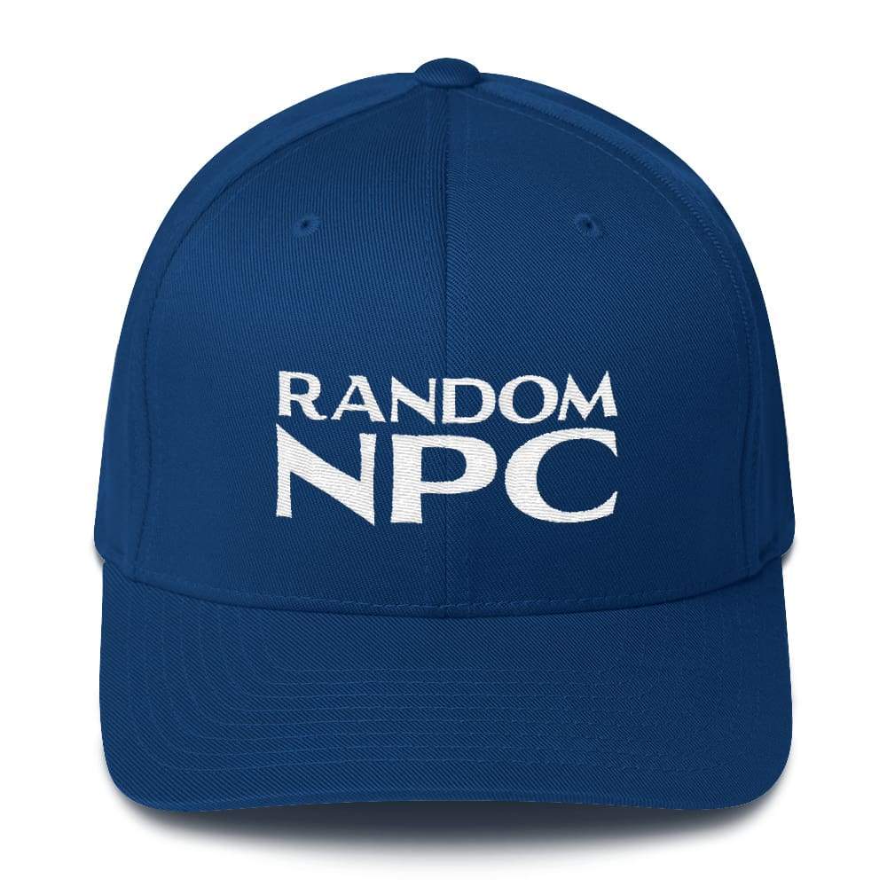 Random NPC V2 Structured Twill Flexfit Cap - Royal Blue / S/M