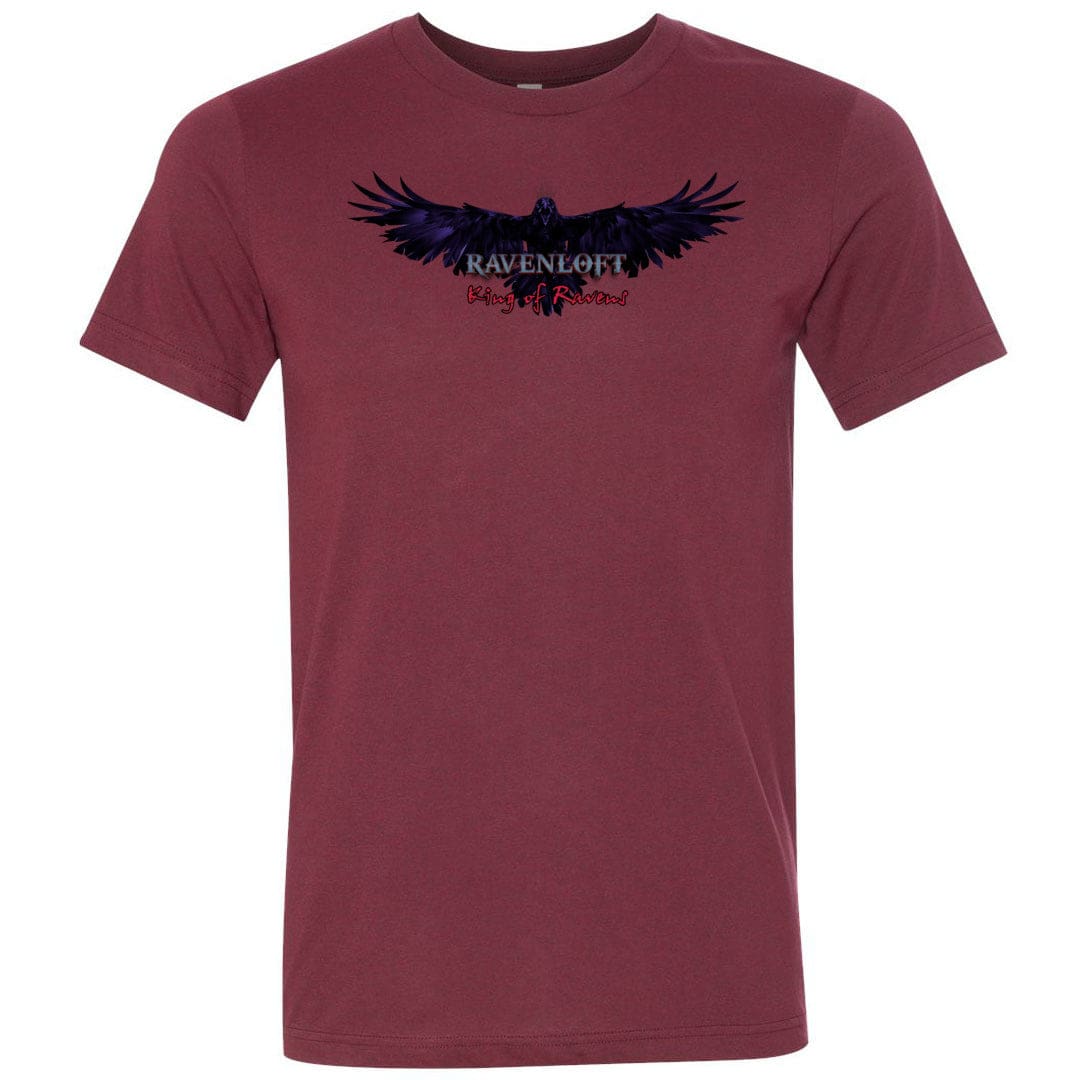 Ravenloft: King of Ravens Unisex Premium Tee - Heather Cardinal / XS