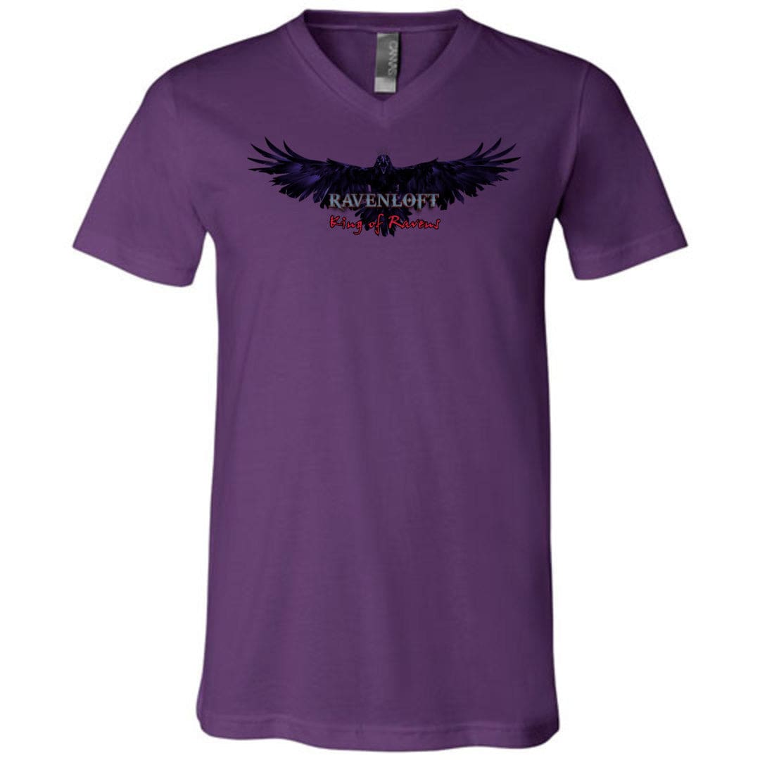 Ravenloft: King of Ravens Unisex Premium V-Neck Tee - Team Purple / S