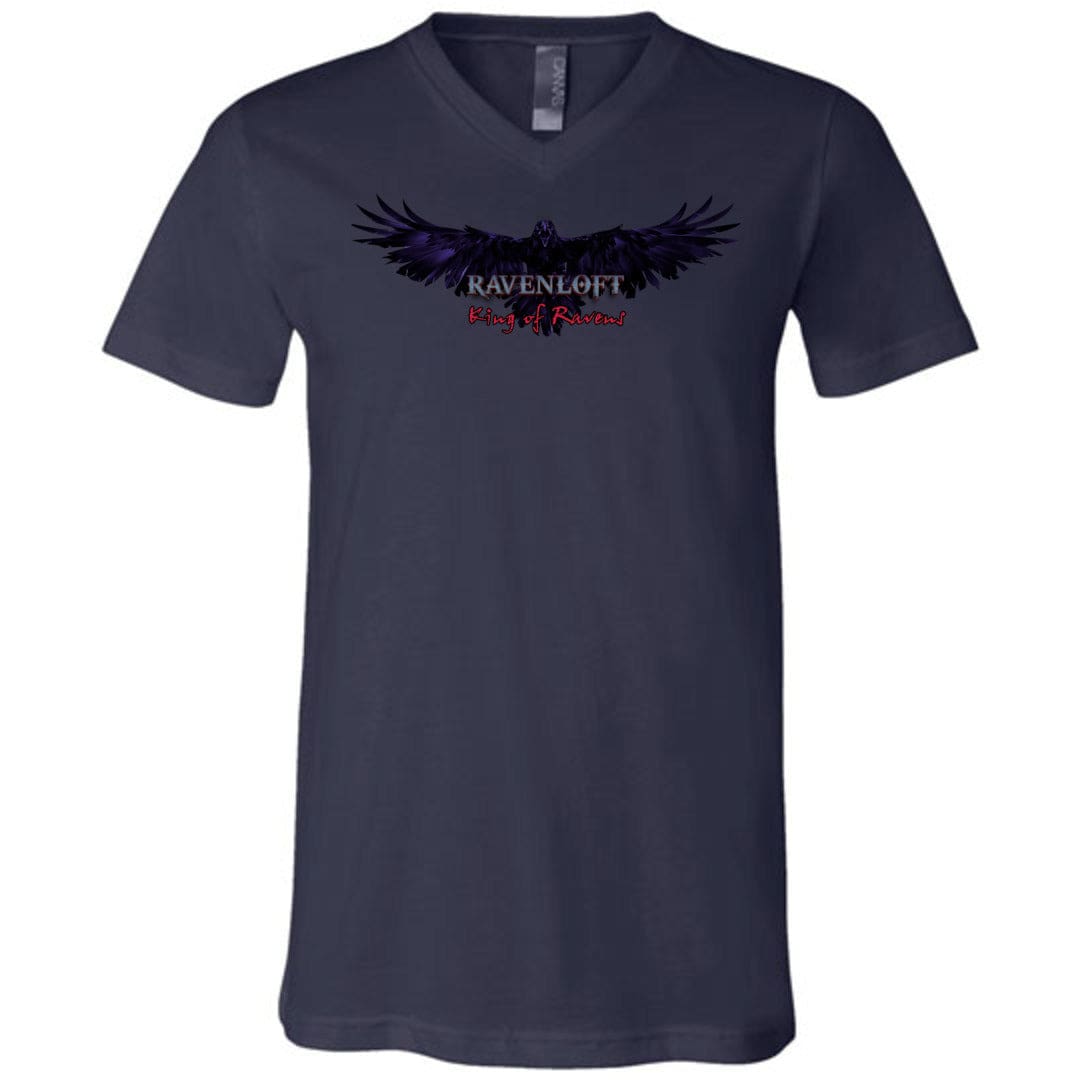 Ravenloft: King of Ravens Unisex Premium V-Neck Tee - Navy / S