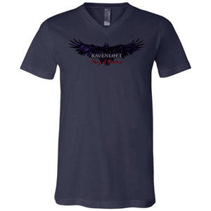 Ravenloft: King of Ravens Unisex Premium V-Neck Tee - Navy / S