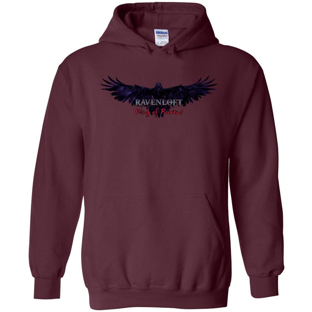 Ravenloft: King of Ravens Unisex Pullover Hoodie - Maroon / S