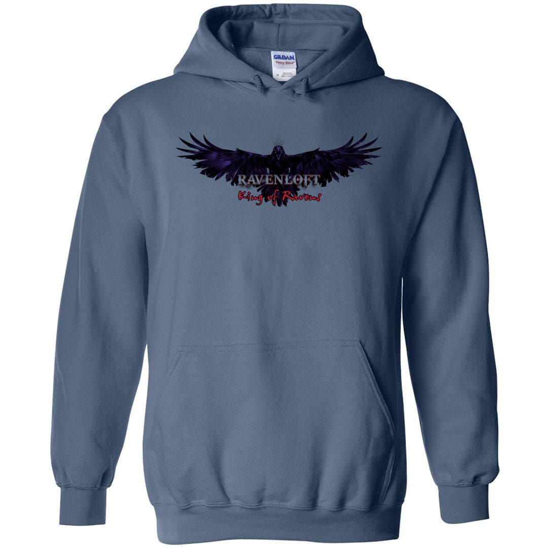 Ravenloft: King of Ravens Unisex Pullover Hoodie - Indigo Blue / S