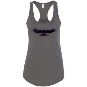 Ravenloft: King of Ravens Womens Premium Racerback Tank - Dark Grey / S