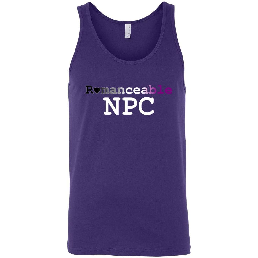 Romanceable NPC Ace TS Unisex Premium Tank - Team Purple / S