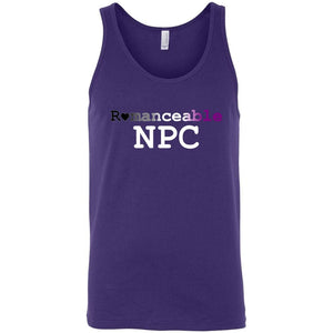 Romanceable NPC Ace TS Unisex Premium Tank - Team Purple / S