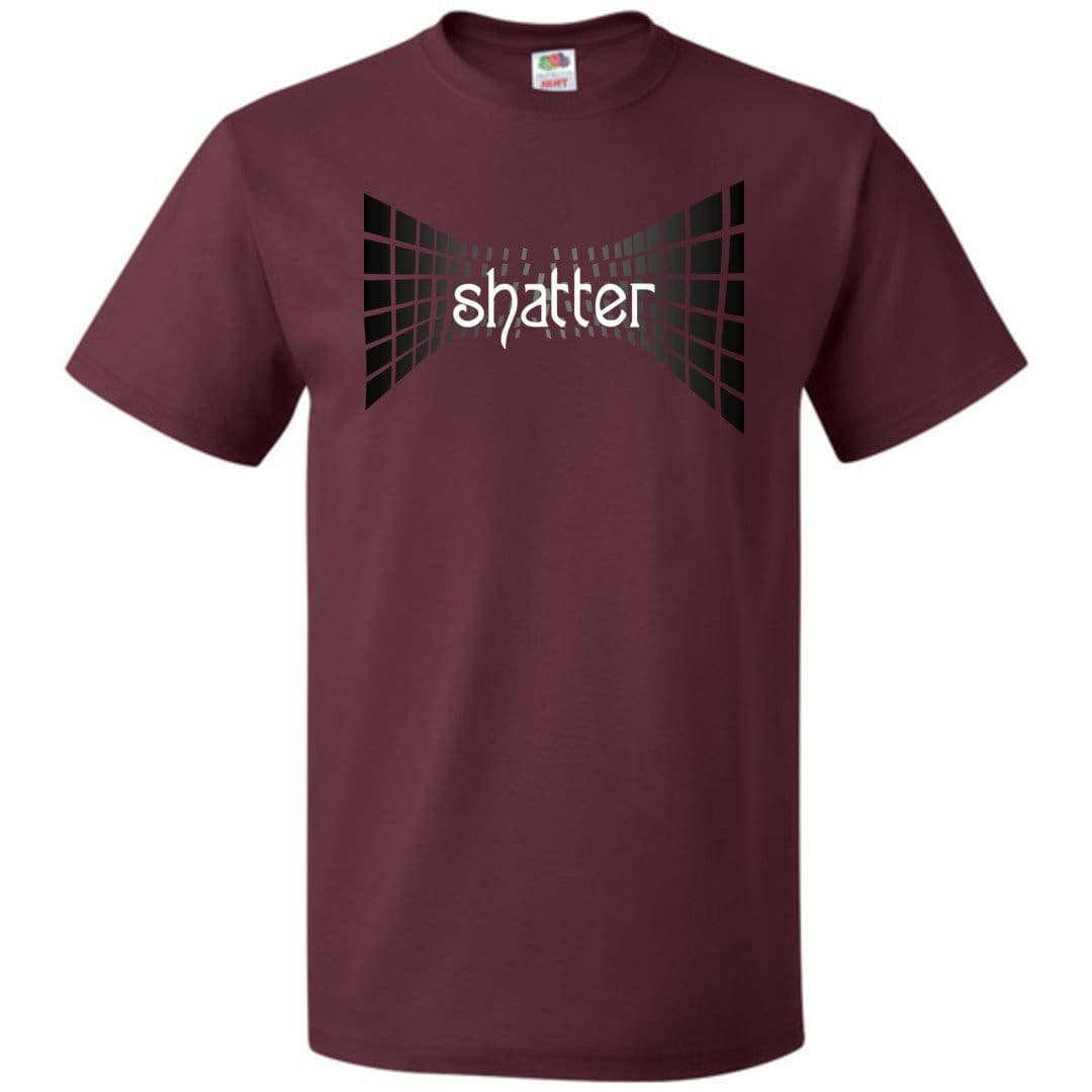 Shatter Dark Unisex Classic Tee - Maroon / S