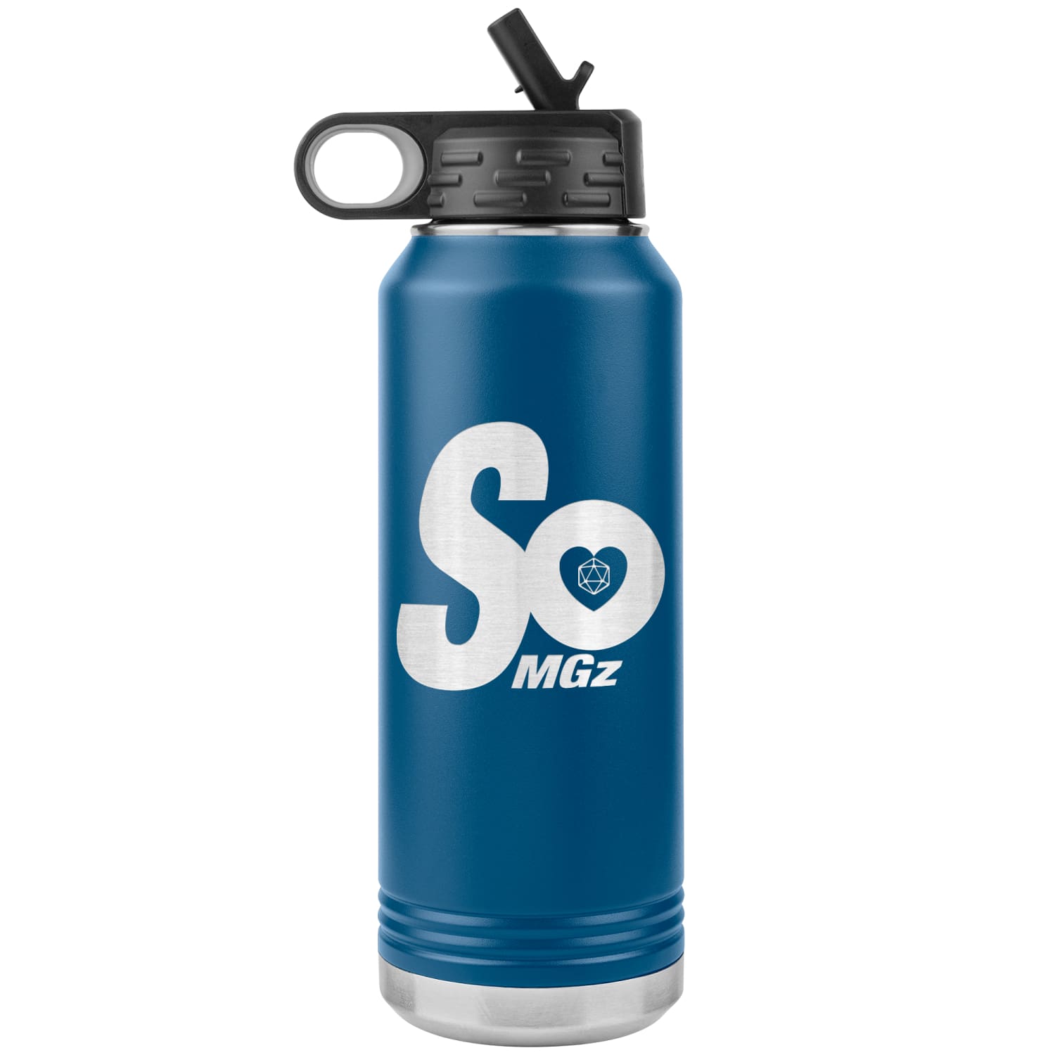 SoMattyGameZ Logo 32oz Vacuum Tumbler - Blue - Tumblers