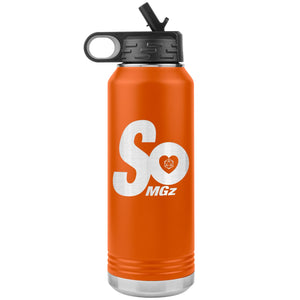 SoMattyGameZ Logo 32oz Vacuum Tumbler - Orange - Tumblers